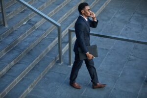 Lawyer leaving court